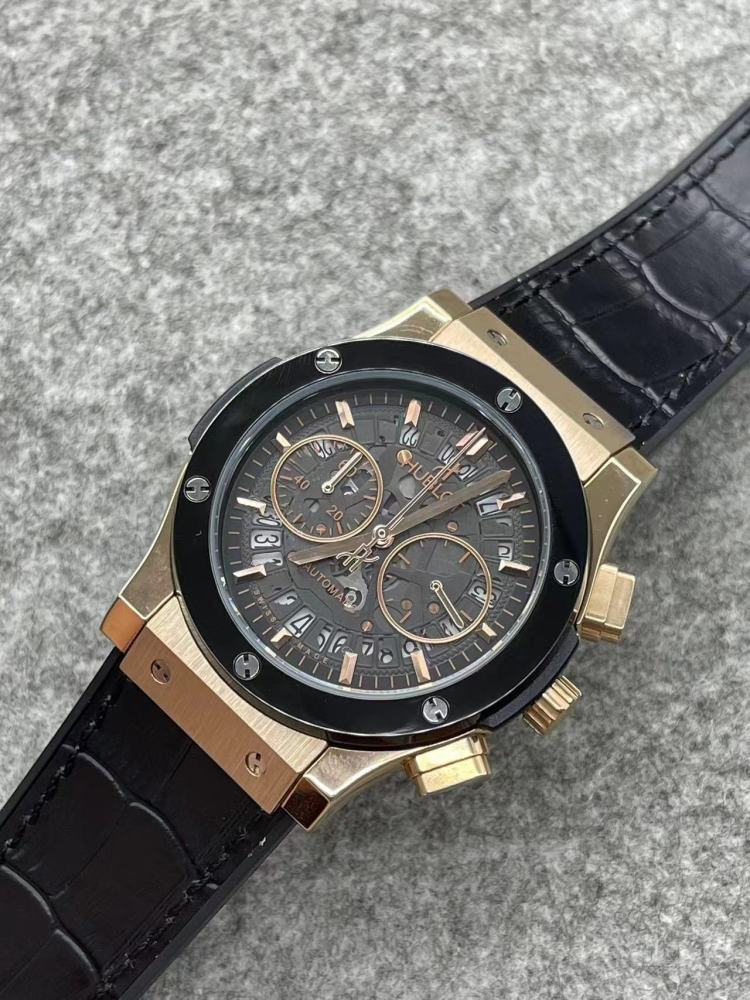Men's Quartz Watch Chronograph 904L Stainless Steel 42mm-HB157