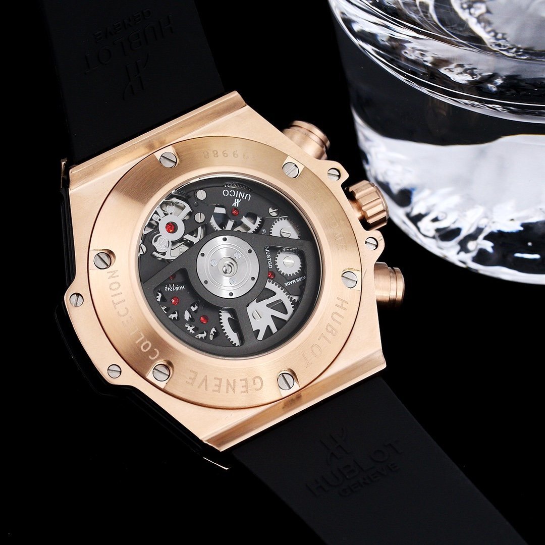 Men's Quartz Watch Chronograph 904L Stainless Steel 42mm-HB110