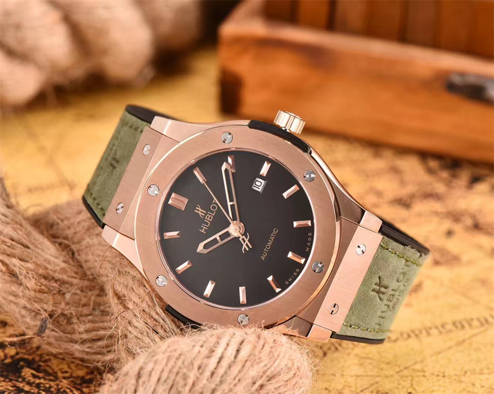 Men's Automatic Mechanical Watch 904L Stainless Steel 42mm-HB140