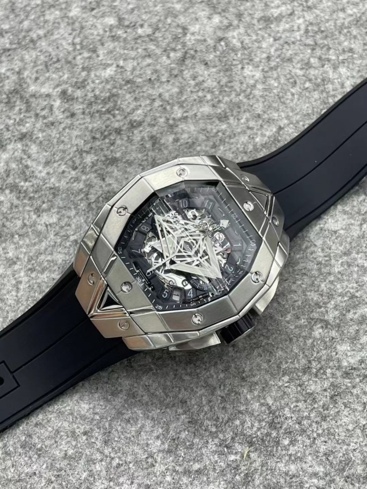Men's Quartz Watch Chronograph 904L Stainless Steel 42mm-HB150