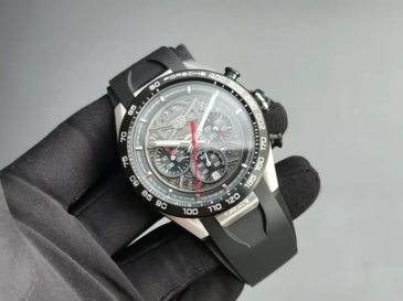 Men's Quartz Watch Chronograph 904L Stainless Steel 44mm-TAG338