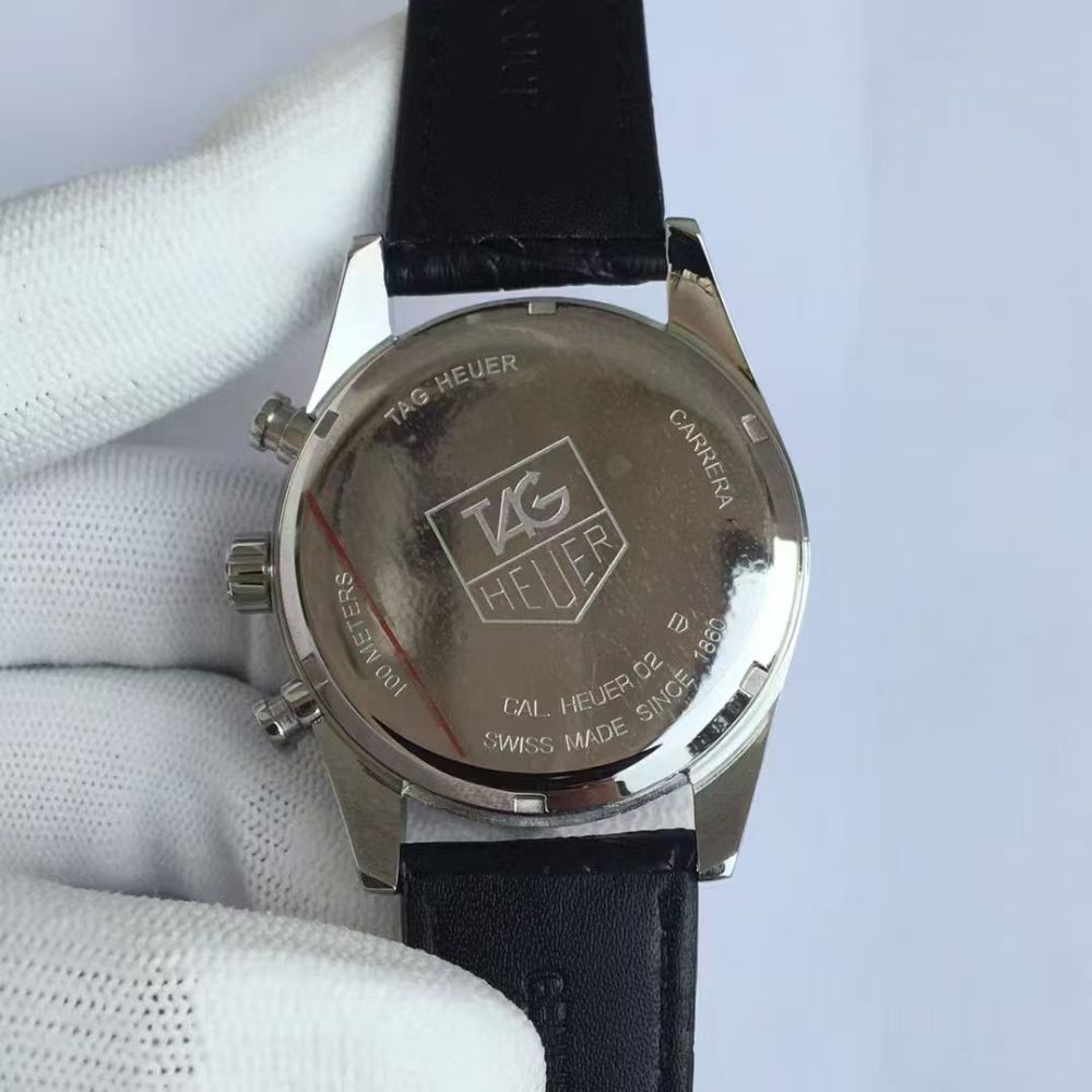 Men's Quartz Watch Chronograph 904L Stainless Steel 42mm-TAG401