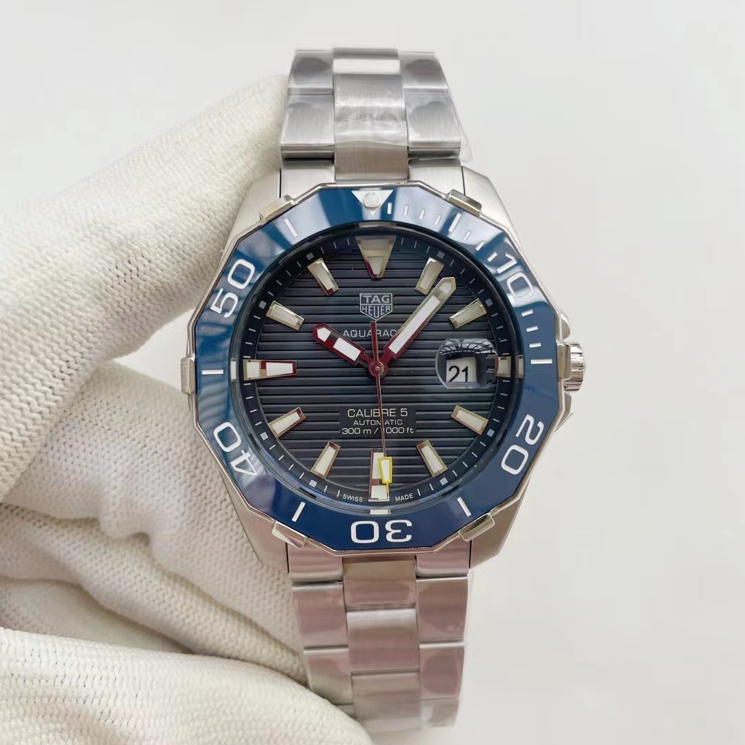 Men's Automatic Mechanical Watch 904L Stainless Steel 43mm-TAG385