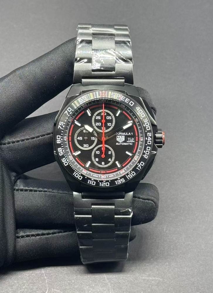 Men's Quartz Watch Chronograph 904L Stainless Steel 44mm-TAG381