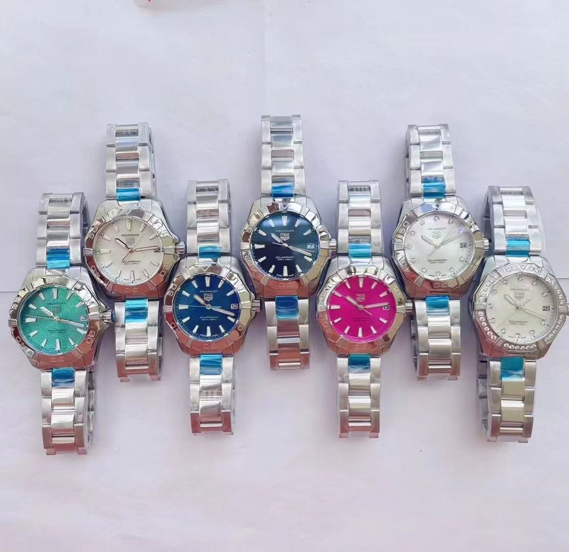 Women's  Quartz Watch Chronograph 904L Stainless Steel 34mm-TAG372