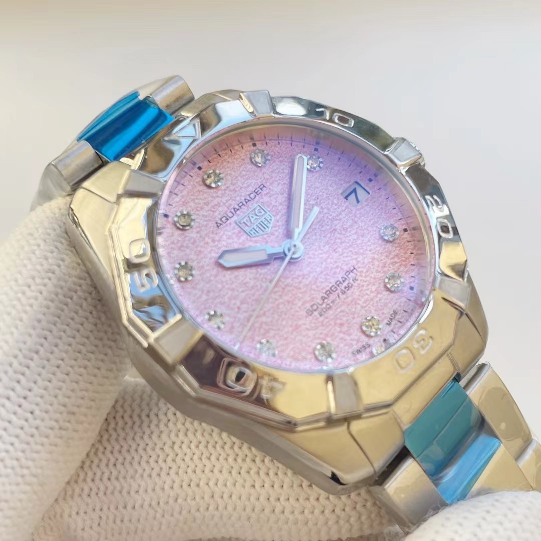 Women's  Quartz Watch Chronograph 904L Stainless Steel 34mm-TAG392