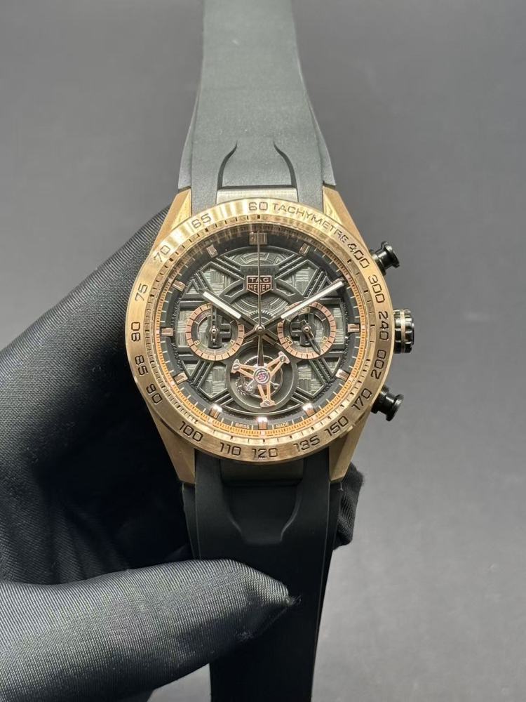 Men's Quartz Watch Chronograph 904L Stainless Steel 44mm-TAG336