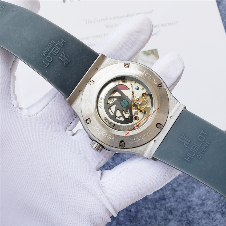 Men's Automatic Mechanical Watch 904L Stainless Steel 42mm-HB107