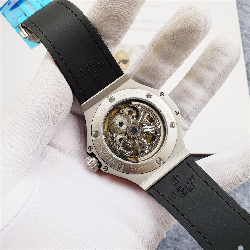 Men's Automatic Mechanical Watch 904L Stainless Steel 44mm-HB128
