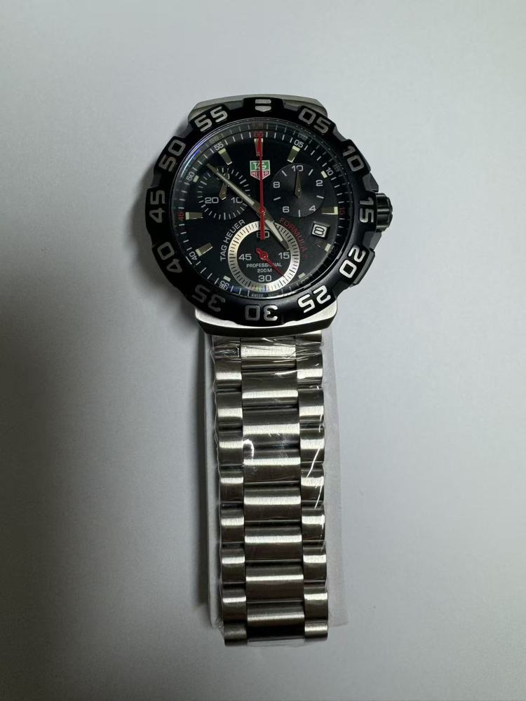 Men's Quartz Watch Chronograph 904L Stainless Steel 42mm-TAG407
