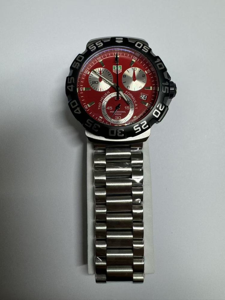 Men's Quartz Watch Chronograph 904L Stainless Steel 42mm-TAG407