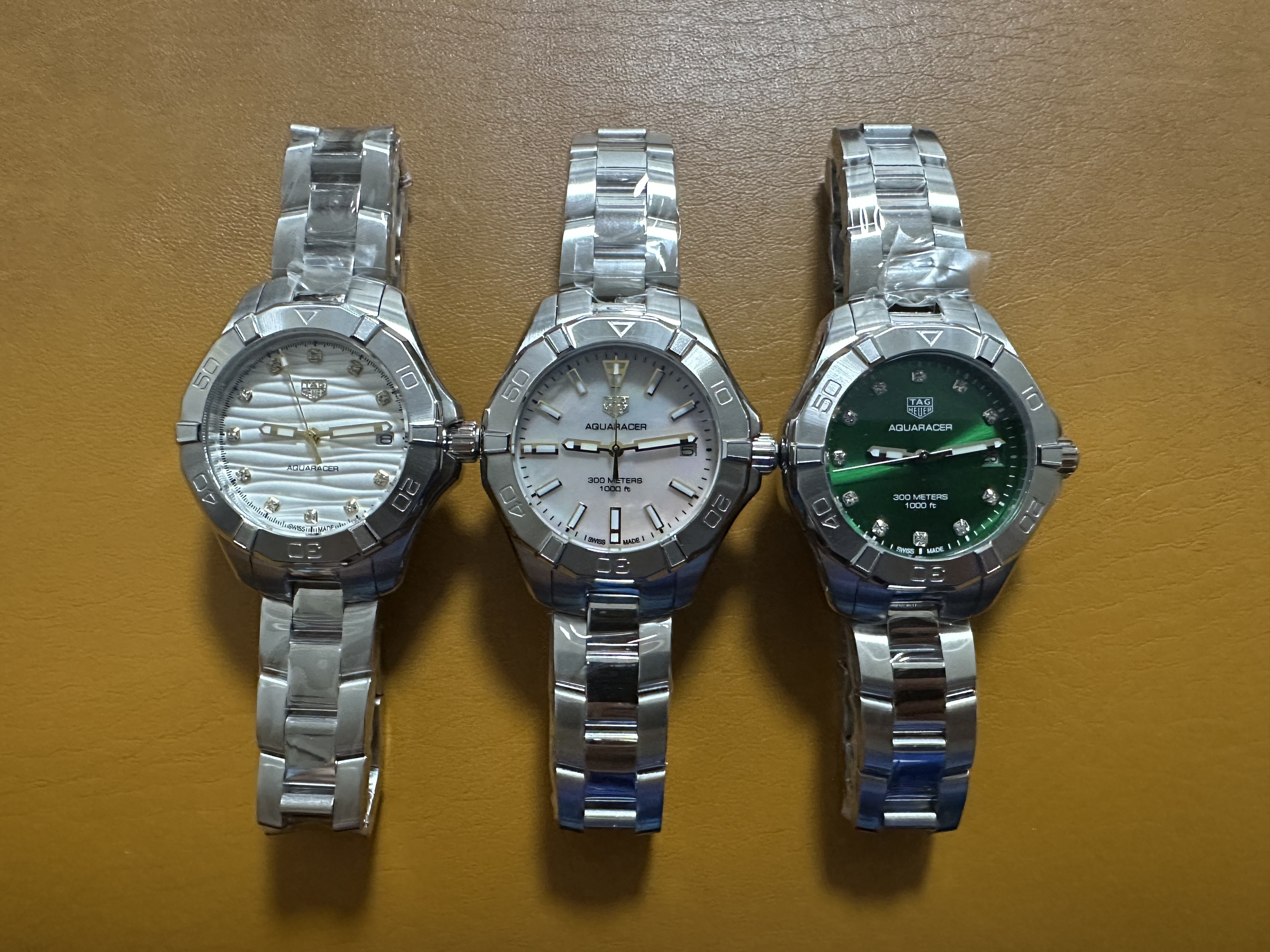 Women's  Quartz Watch Chronograph 904L Stainless Steel 34mm-TAG327