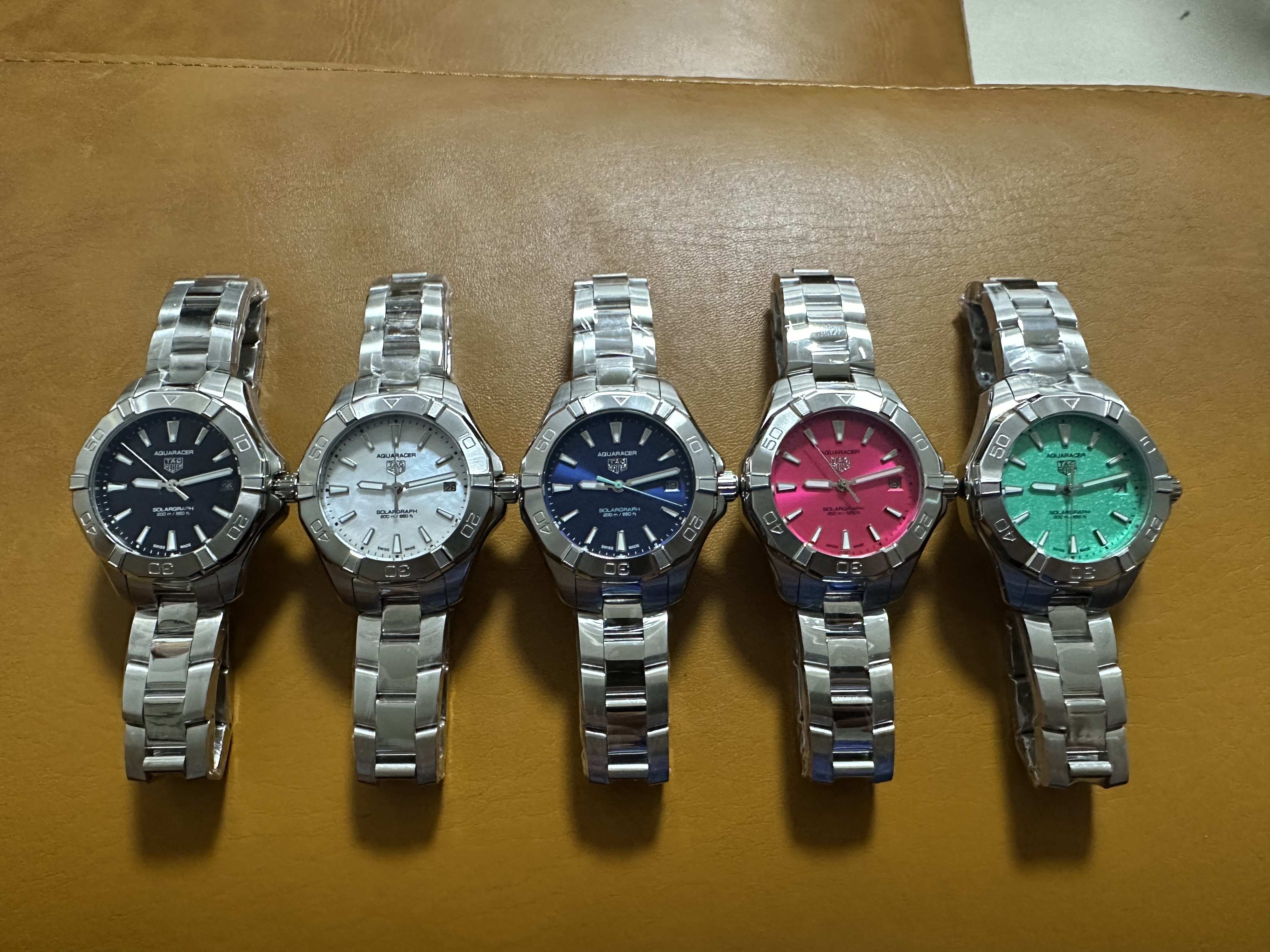 Women's  Quartz Watch Chronograph 904L Stainless Steel 34mm-TAG327