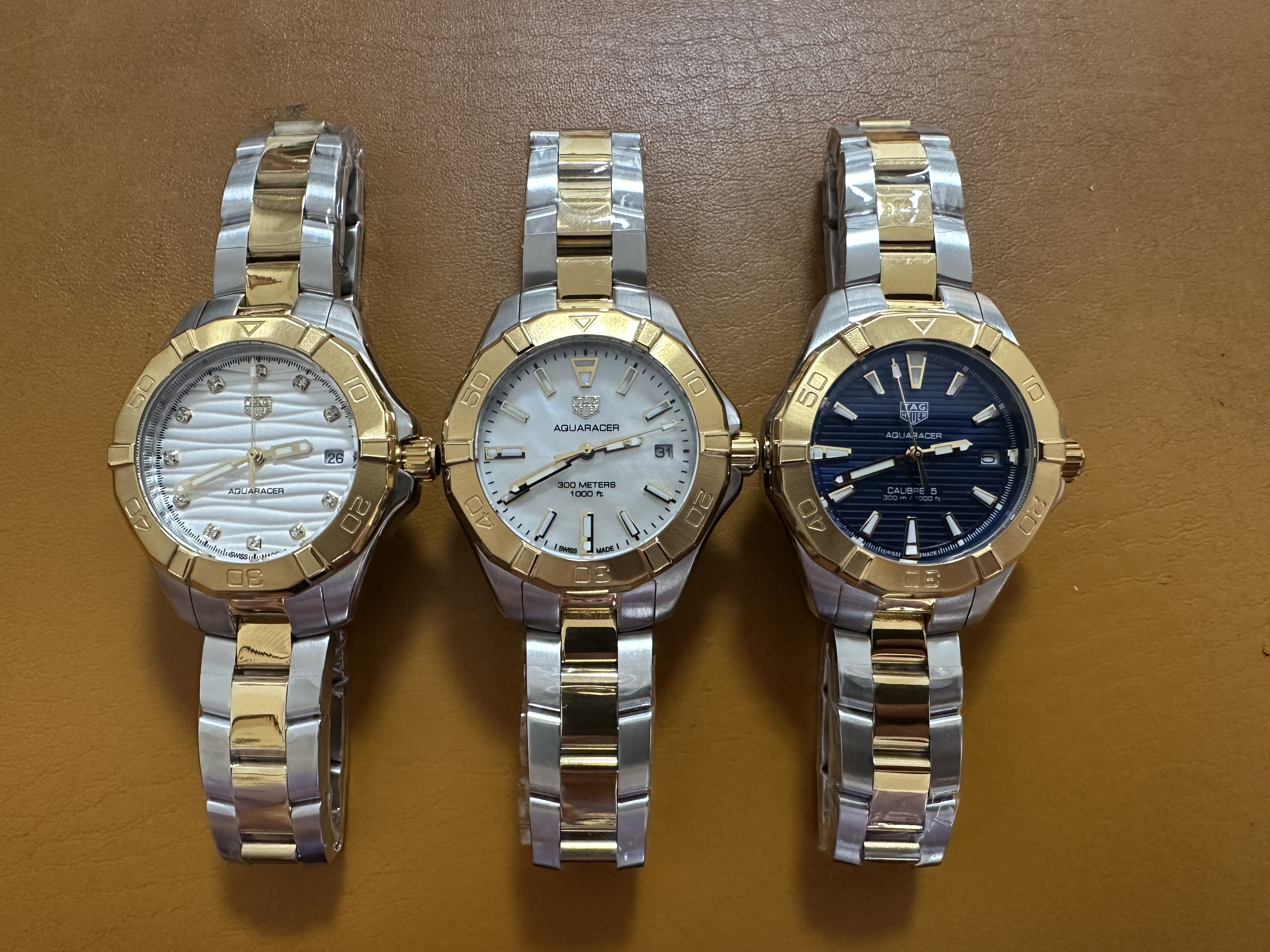 Women's  Quartz Watch Chronograph 904L Stainless Steel 34mm-TAG327
