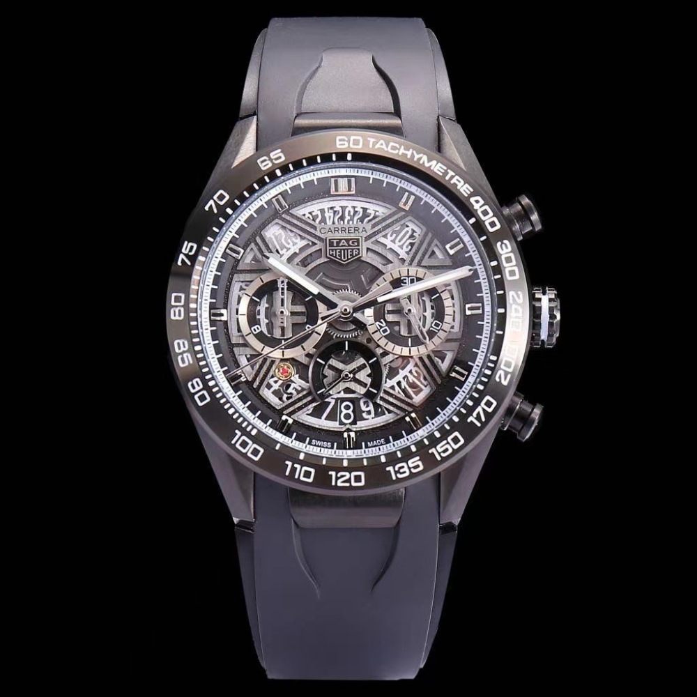 Men's Quartz Watch Chronograph 904L Stainless Steel 44mm-TAG336