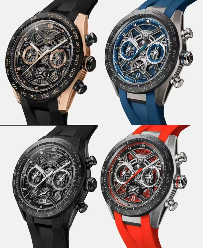 Men's Quartz Watch Chronograph 904L Stainless Steel 44mm-TAG336