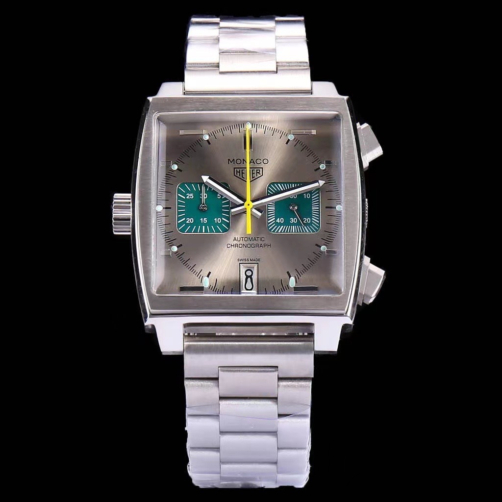 Men's Quartz Watch Chronograph 904L Stainless Steel 40mm-TAG339