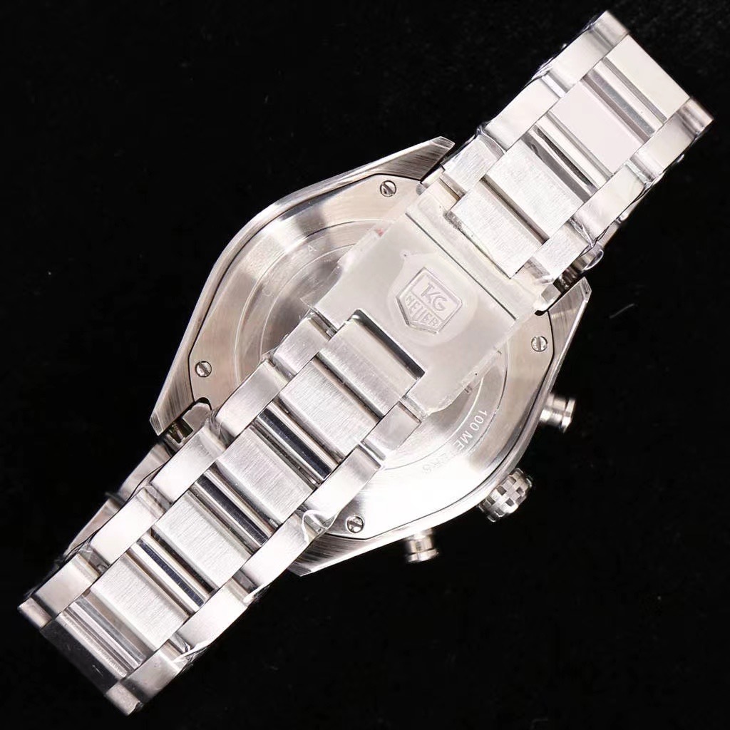 Men's Quartz Watch Chronograph 904L Stainless Steel 44mm-TAG338
