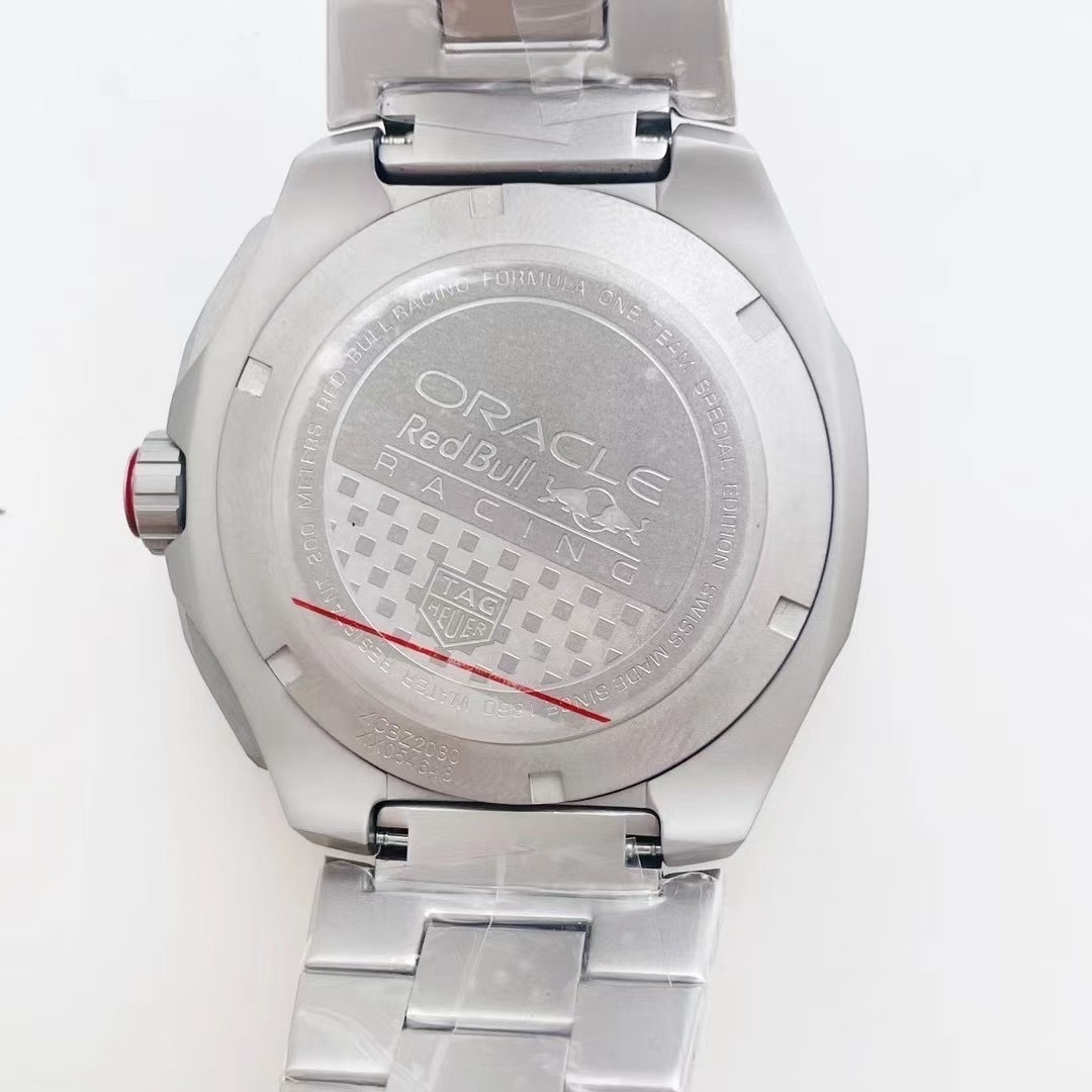 Men's Quartz Watch Chronograph 904L Stainless Steel 44mm-TAG348