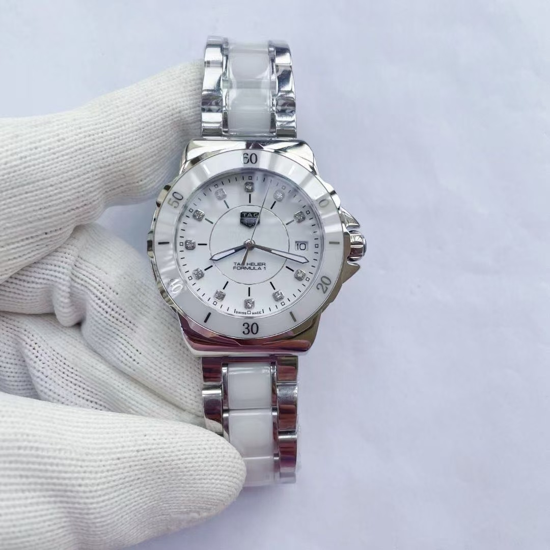 Women's  Quartz Watch Chronograph 904L Stainless Steel 36mm-TAG356