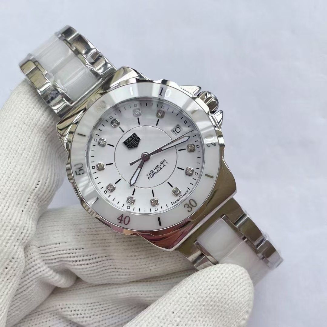 Women's  Quartz Watch Chronograph 904L Stainless Steel 36mm-TAG356