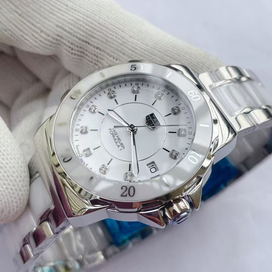 Women's  Quartz Watch Chronograph 904L Stainless Steel 36mm-TAG356