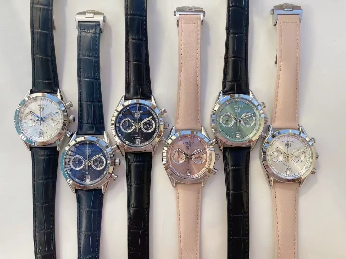 Women's  Quartz Watch Chronograph 904L Stainless Steel 39mm-TAG357