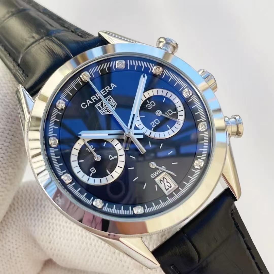 Women's  Quartz Watch Chronograph 904L Stainless Steel 39mm-TAG357
