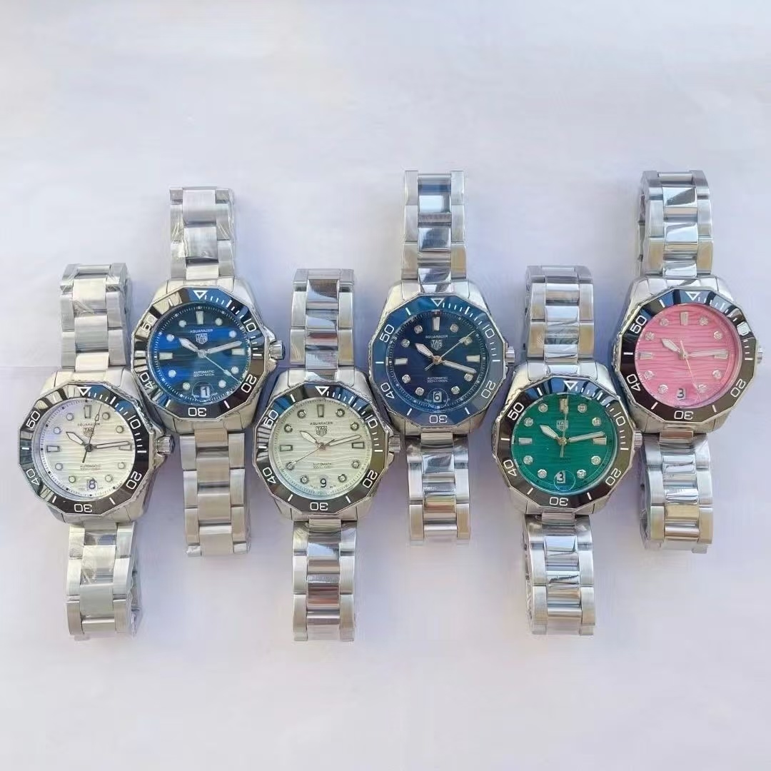 Men's Quartz Watch Chronograph 904L Stainless Steel 36mm-TAG361