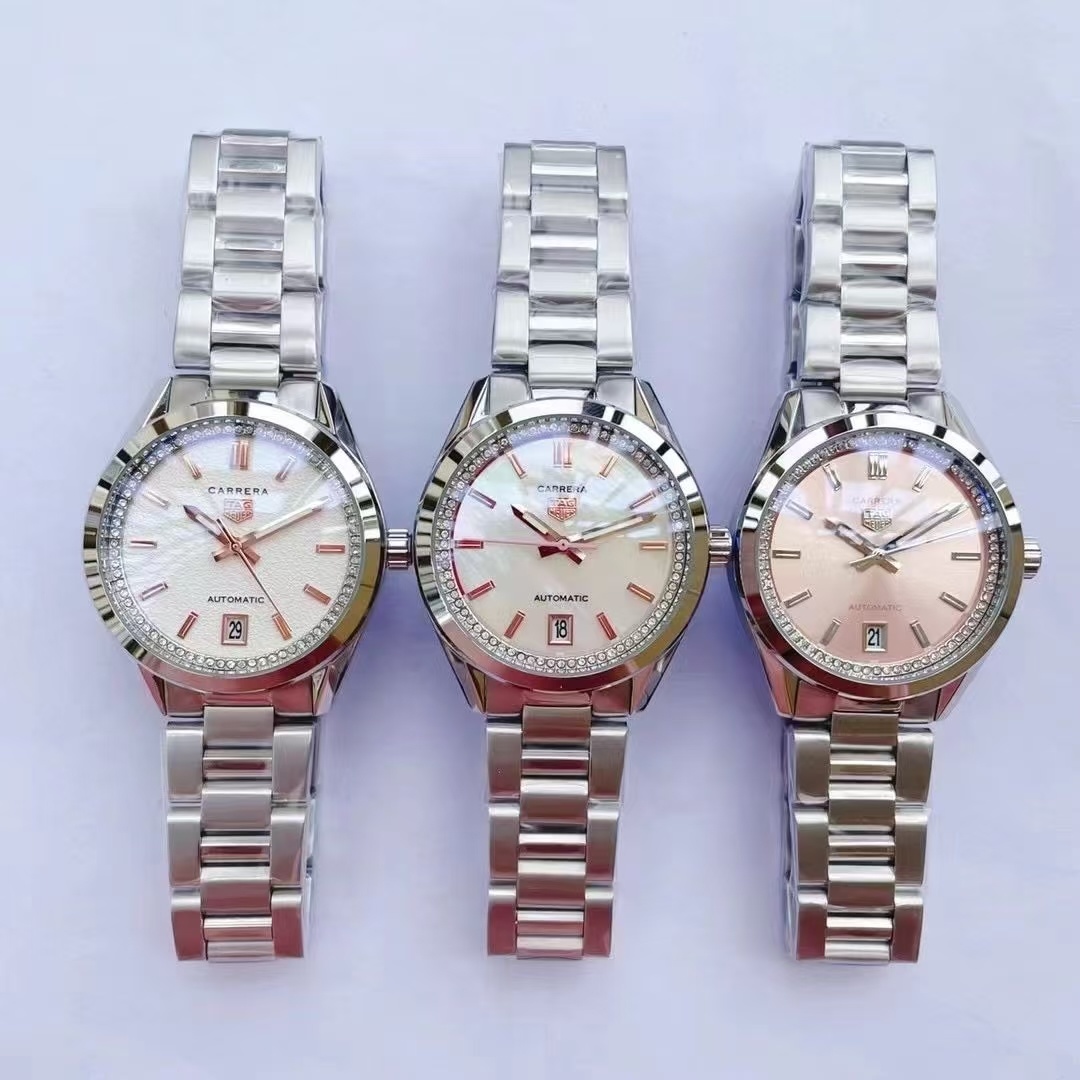 Women's  Quartz Watch Chronograph 904L Stainless Steel 36mm-TAG360