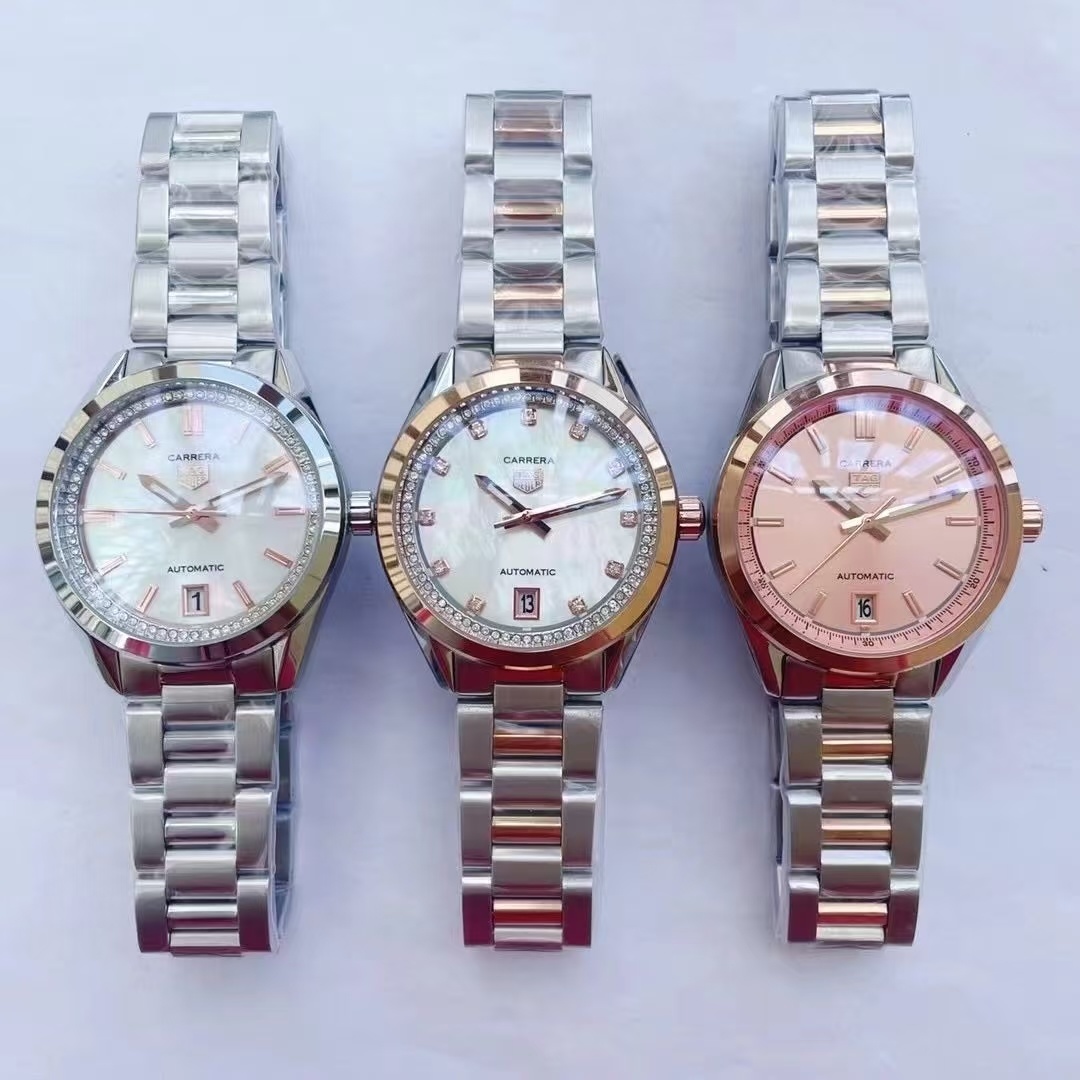 Women's  Quartz Watch Chronograph 904L Stainless Steel 36mm-TAG360