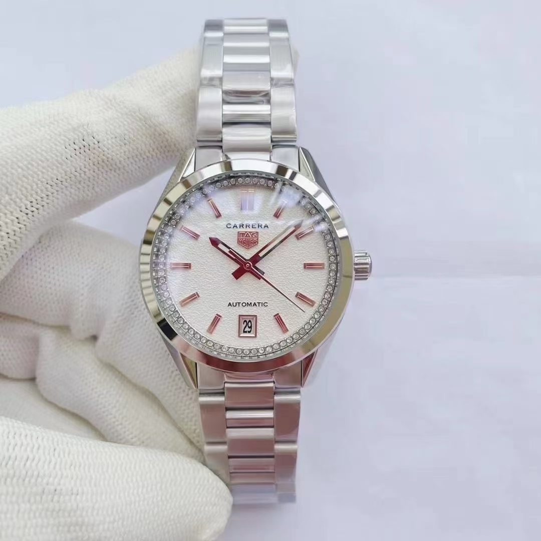 Women's  Quartz Watch Chronograph 904L Stainless Steel 36mm-TAG360
