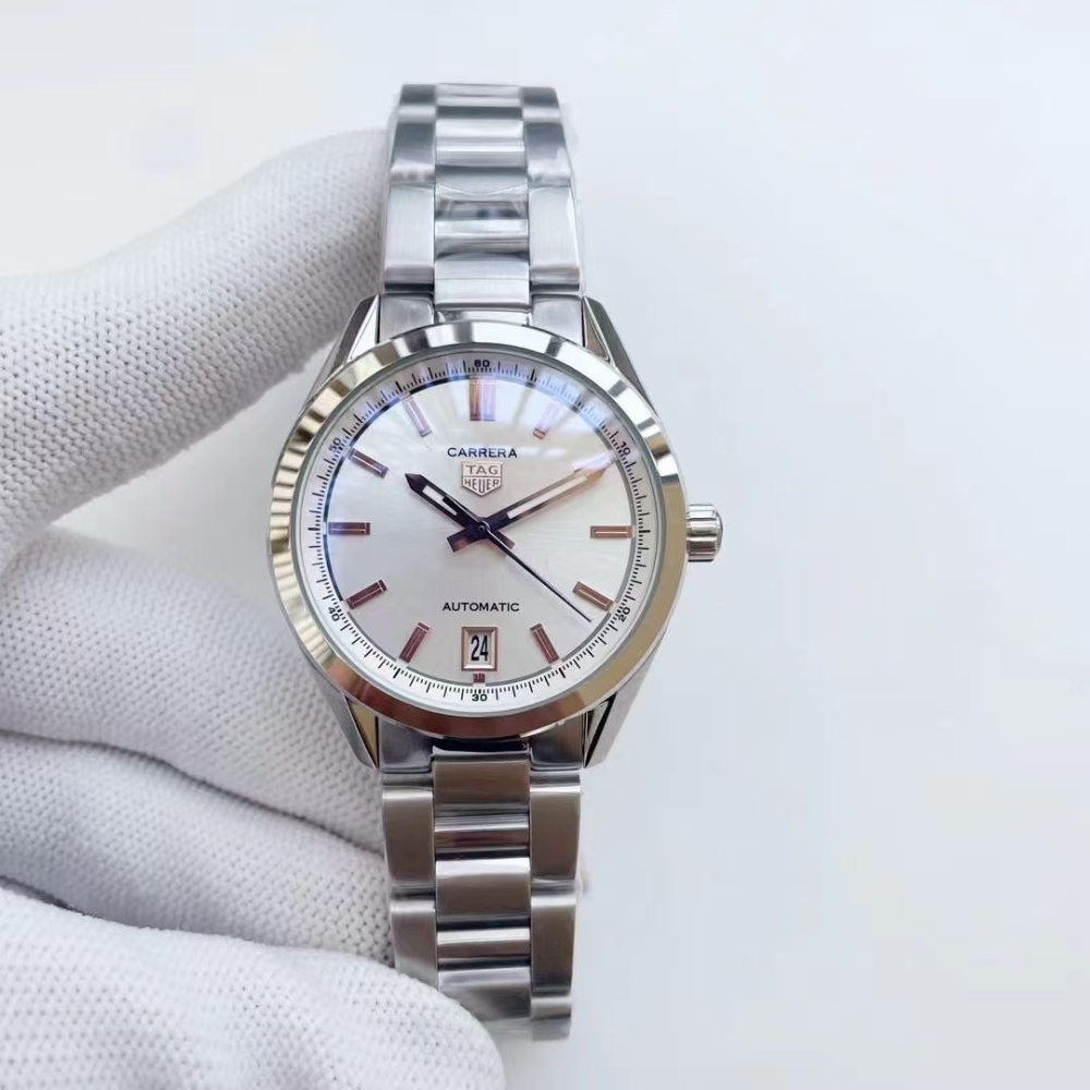Men's Quartz Watch Chronograph 904L Stainless Steel 36mm-TAG359