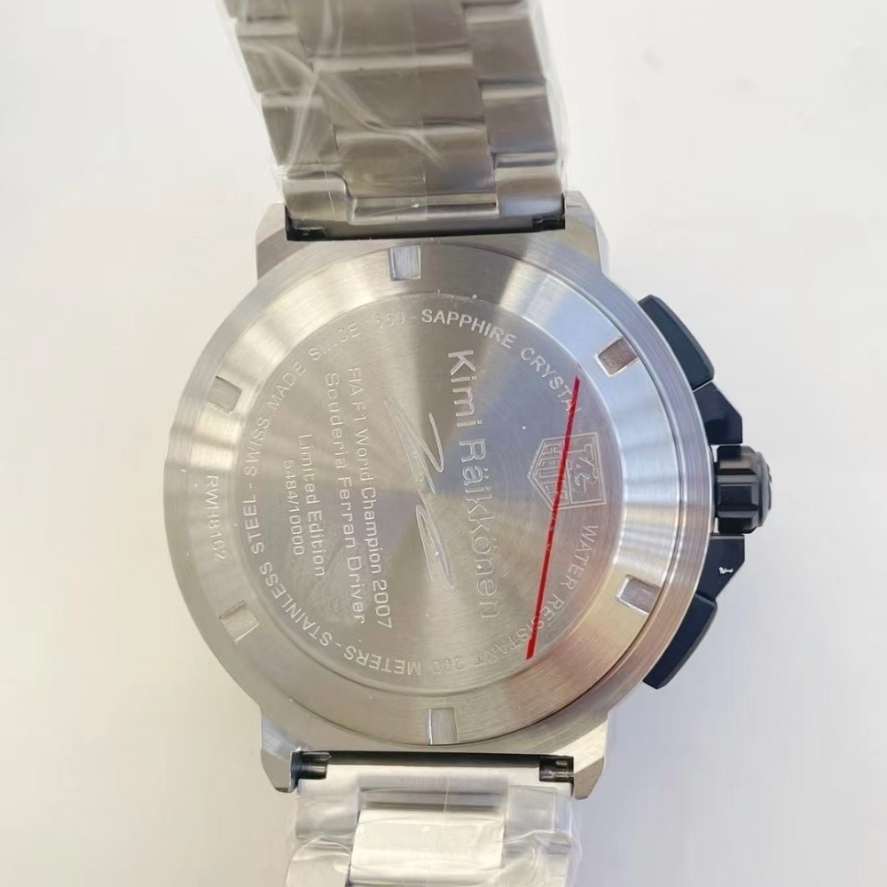 Men's Quartz Watch Chronograph 904L Stainless Steel 42mm-TAG363
