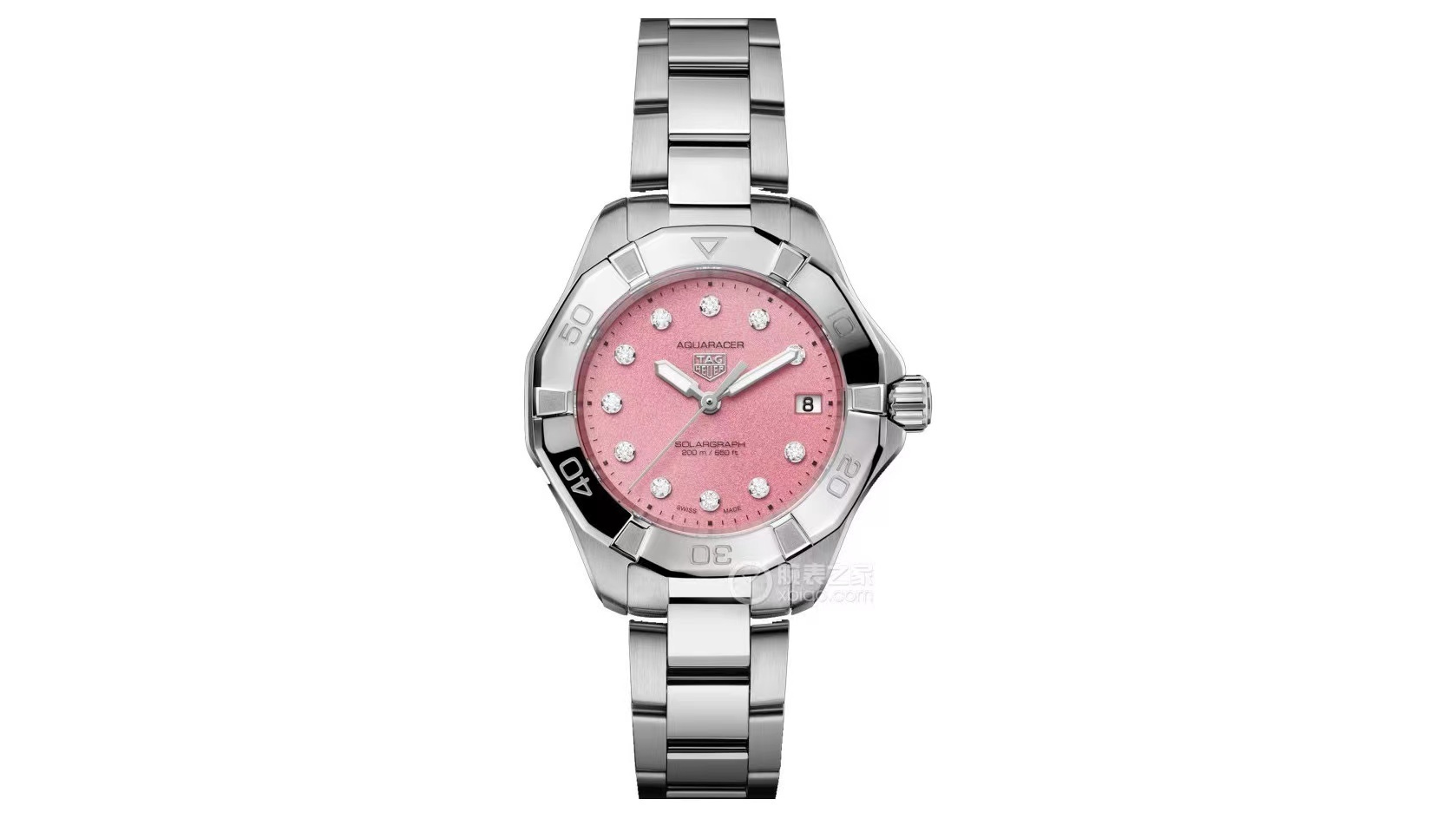 Women's  Quartz Watch Chronograph 904L Stainless Steel 34mm-TAG392