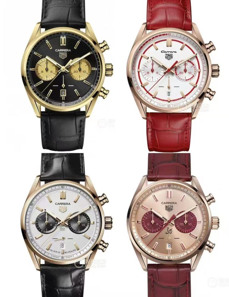 Men's Quartz Watch Chronograph 904L Stainless Steel 42mm-TAG366