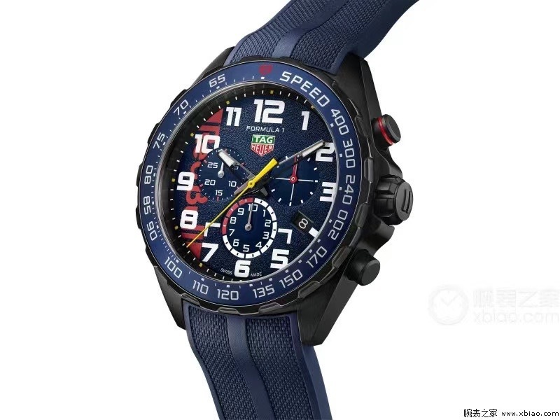 Men's Quartz Watch Chronograph 904L Stainless Steel 45mm-TAG334