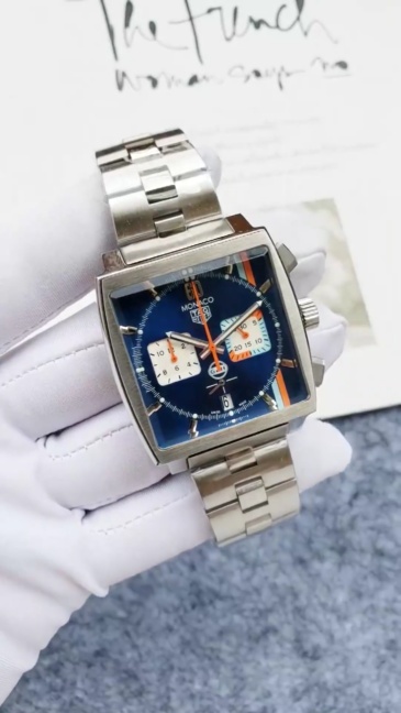 Men's Quartz Watch Chronograph 904L Stainless Steel 40mm-TAG212