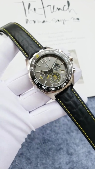Men's Quartz Watch Chronograph 904L Stainless Steel 45mm-TAG211