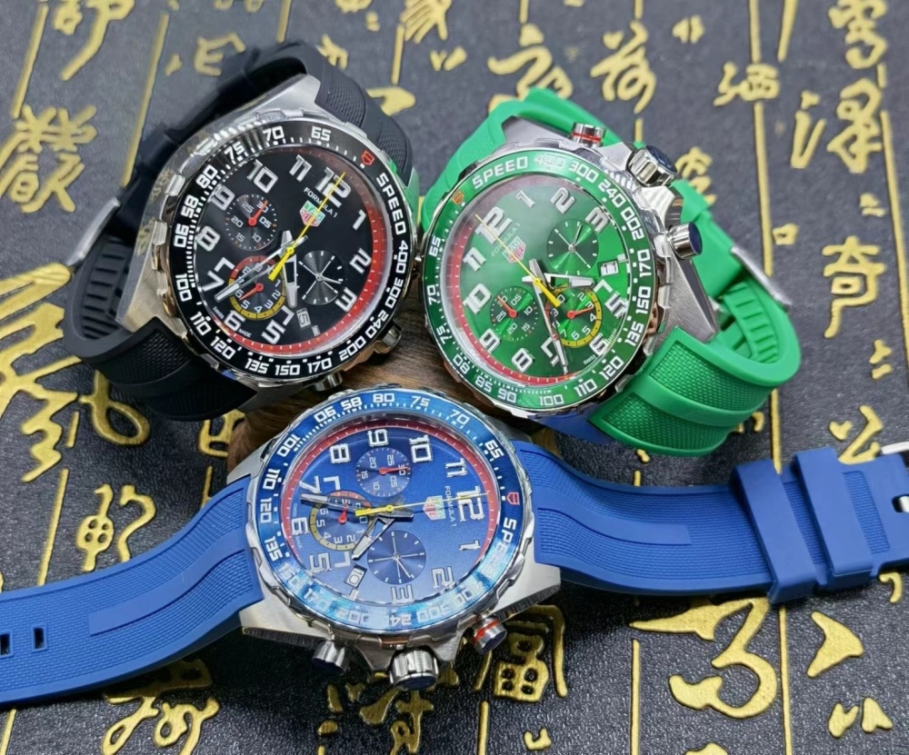 Men's Quartz Watch Chronograph 904L Stainless Steel 45mm-TAG226