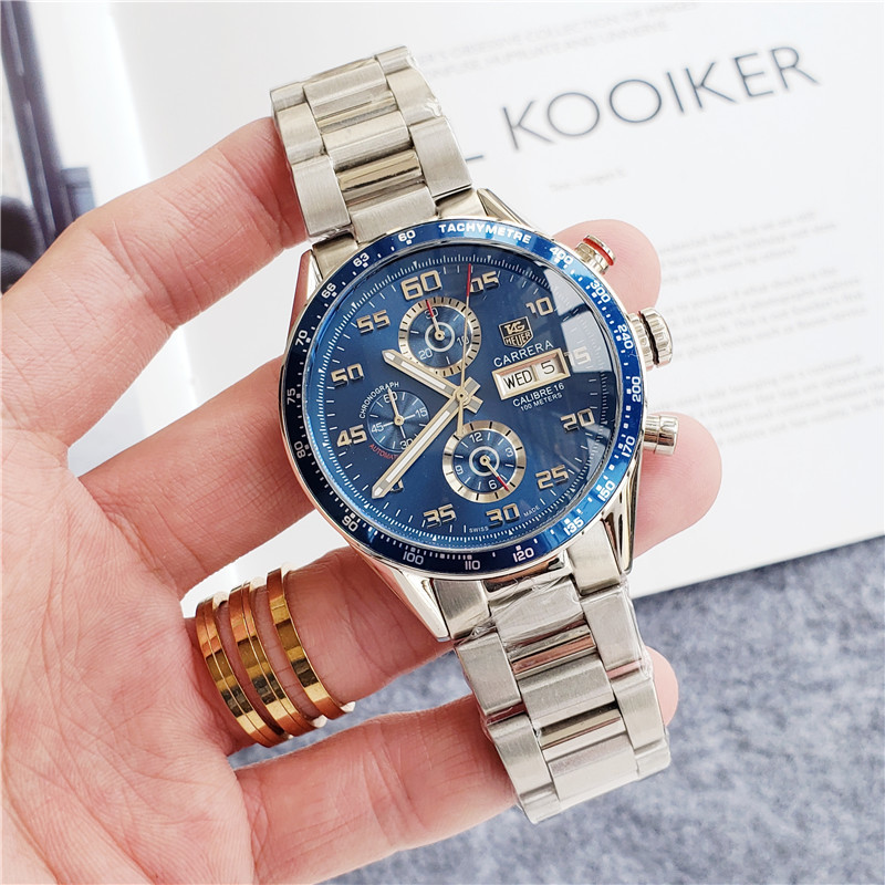 Men's Automatic Mechanical Watch 904L Stainless Steel 44mm-TAG321