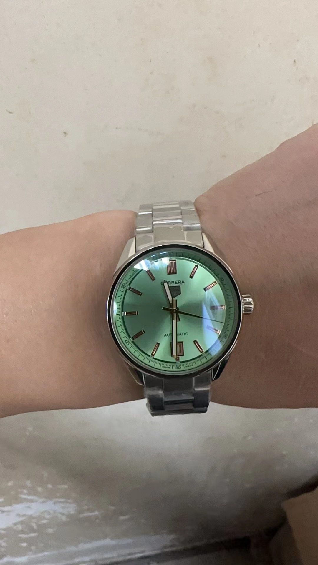 Women's Automatic Mechanical Watch 904L Stainless Steel 36mm-TAG293