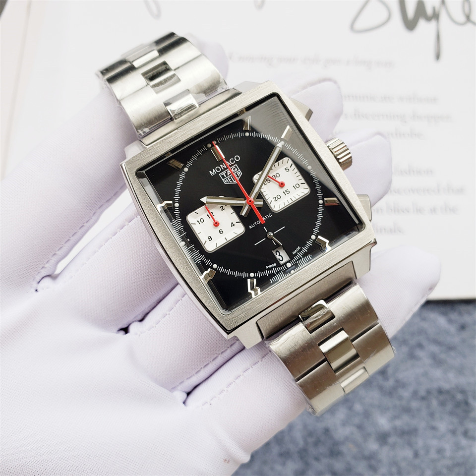 Men's Quartz Watch Chronograph 904L Stainless Steel 40mm-TAG192