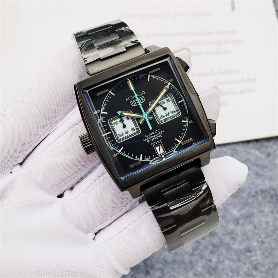 Men's Quartz Watch Chronograph 904L Stainless Steel 40mm-TAG190