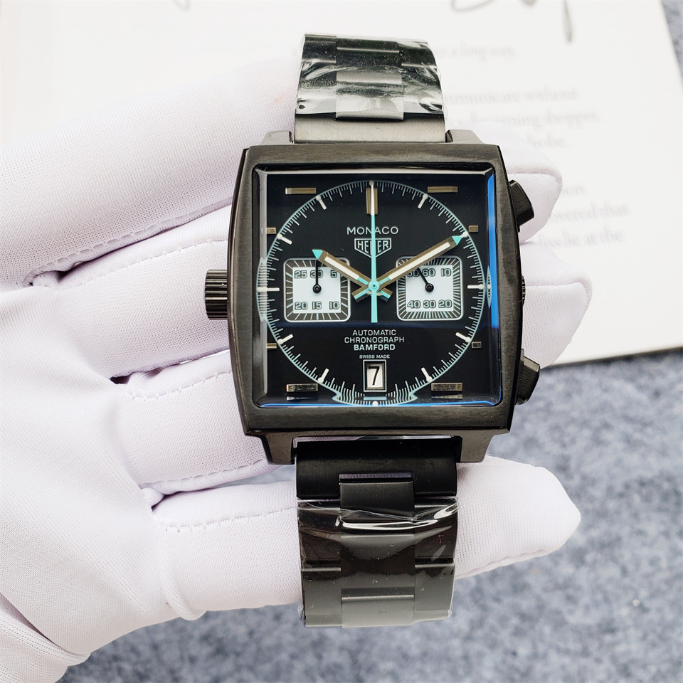 Men's Quartz Watch Chronograph 904L Stainless Steel 40mm-TAG190