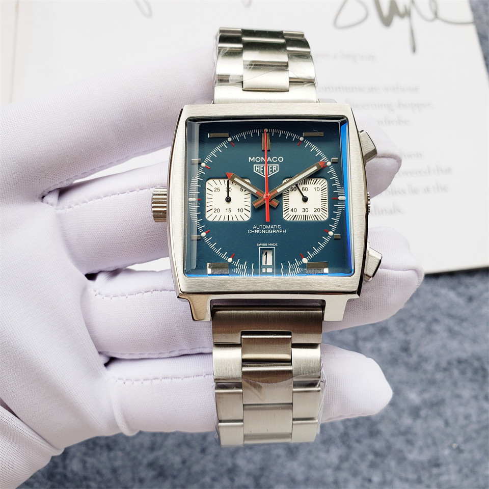 Men's Quartz Watch Chronograph 904L Stainless Steel 40mm-TAG190