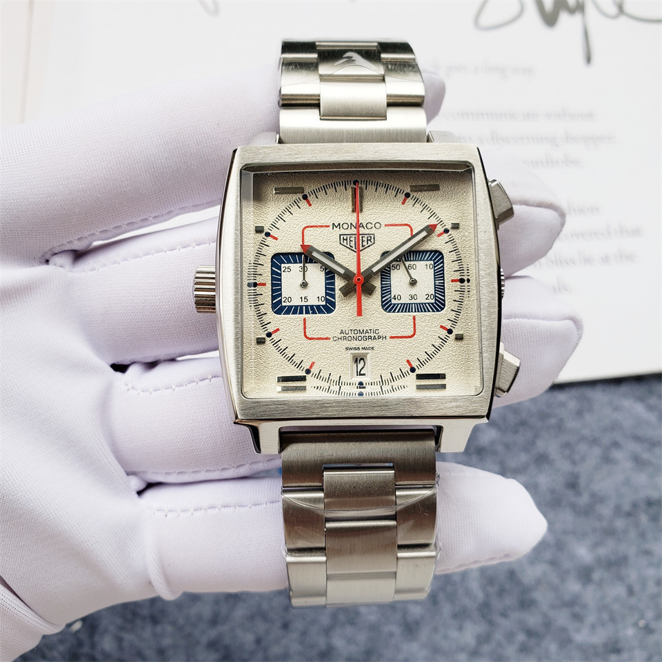 Men's Quartz Watch Chronograph 904L Stainless Steel 40mm-TAG190