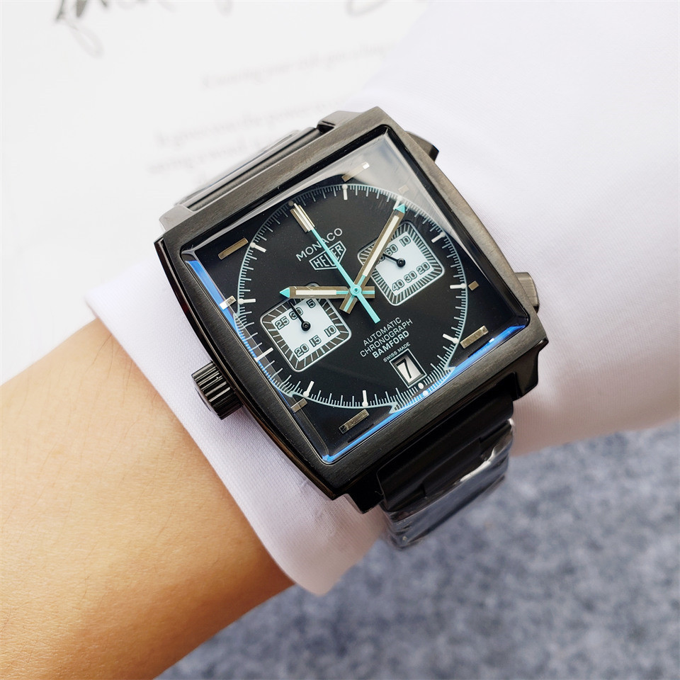Men's Quartz Watch Chronograph 904L Stainless Steel 40mm-TAG190