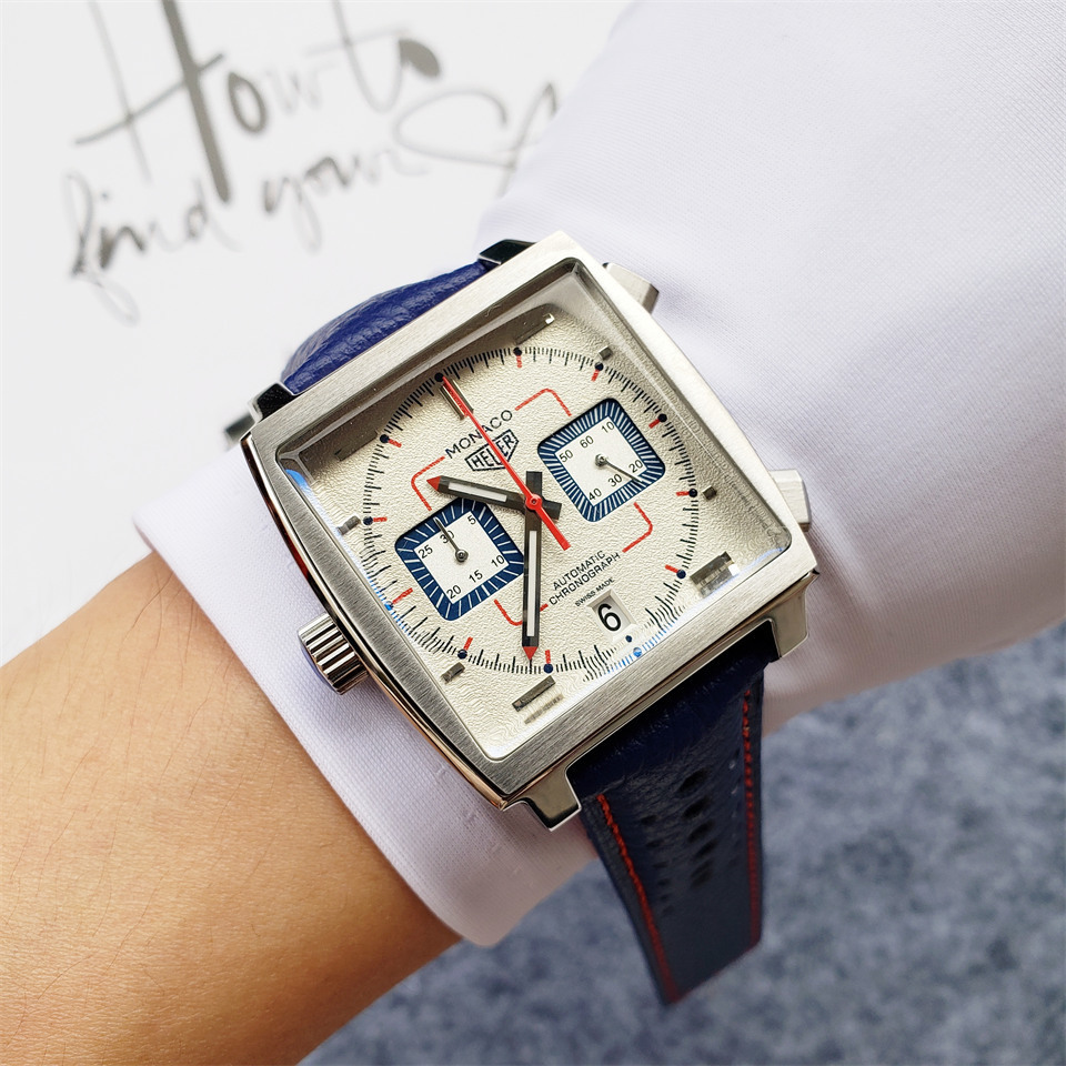 Men's Quartz Watch Chronograph 904L Stainless Steel 40mm-TAG190
