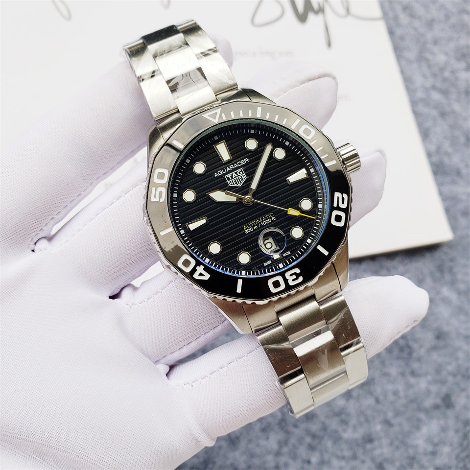Men's Automatic Mechanical Watch 904L Stainless Steel 44mm-TAG189